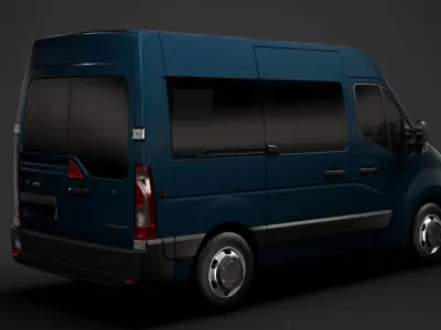Opel Movano L1H2 WindowVan 2020 3D model