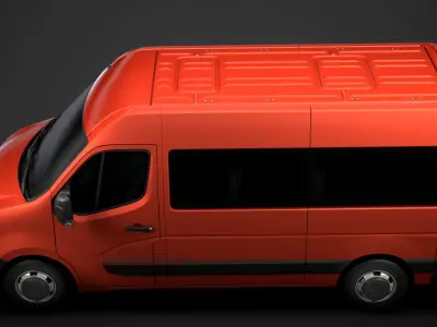 Nissan NV 400 L2H2 WindowVan 2020 3D model