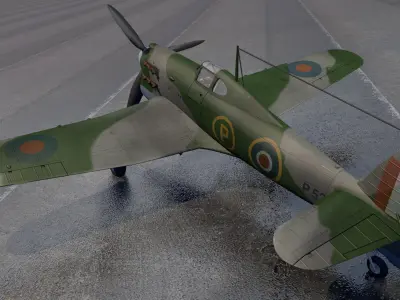 Hawker Tornado Mk-1 3D model