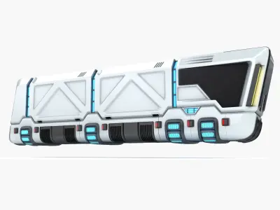 Hover truck 03 3D model