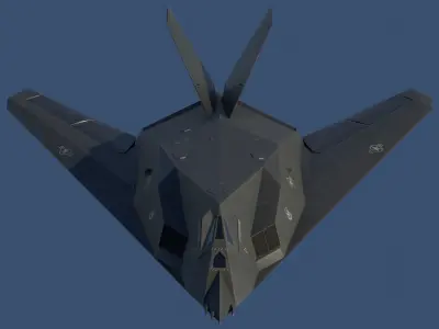 Lockheed Martin F-117 Nighthawk 3D model
