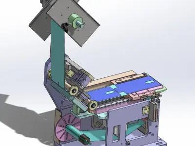 Laminating machine mold module 3D model