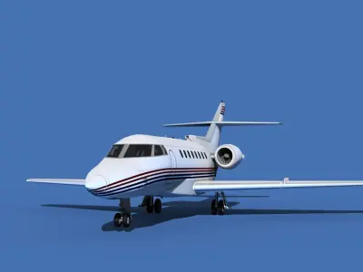 Hawker Siddley 1000 V12 3D model