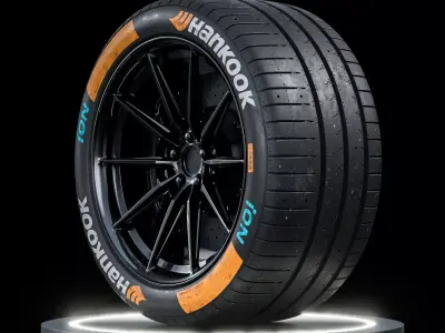 Hankook Formula E 2023 270 40 ZR18 v2 3D model
