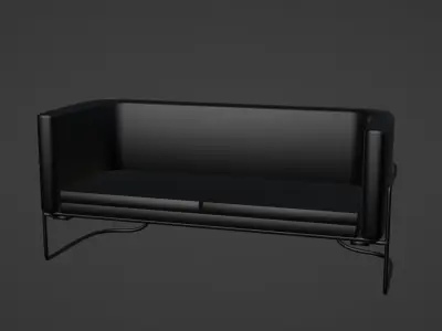 free Double sofa Free 3D model