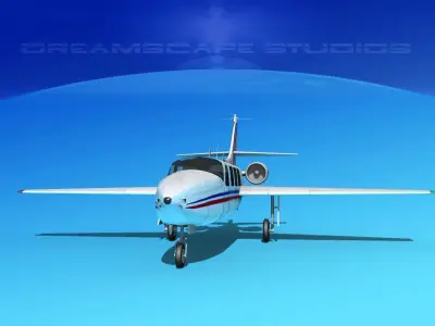 Piper Aerostar FJ-100 Fanjet V07 3D model
