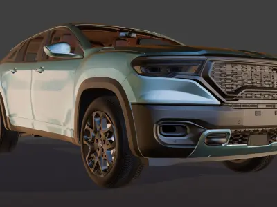 2026 Dodge Conquest Citadel Free 3D model