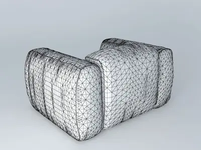 Armchair Dundo Free 3D model
