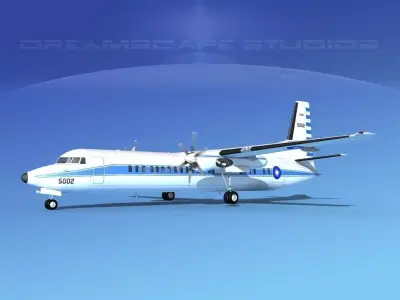 Fokker F-60 Rep of China 3D model
