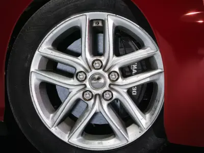 aluminum car wheel 3D model