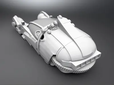 Blade Runner Spinner Scale Model 3D print model