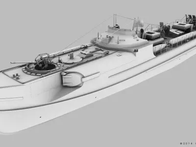 SCHNELLBOOT S100 3D model