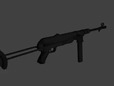 MP40 - ww2 Free 3D model