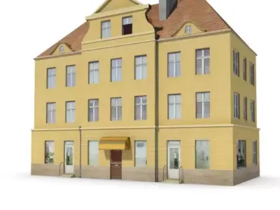Yellow Building 3D model