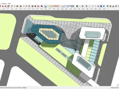 Sketchup Residential Complex B11 3D model