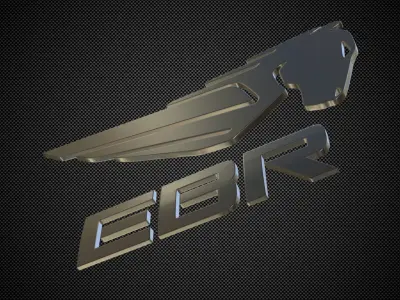 ebr logo 3D model
