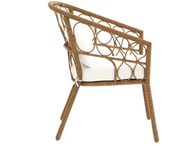 Patio Bistro Set Chair 3D model