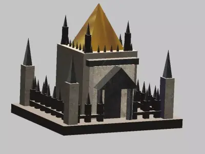 A Kings Temple Free 3D model