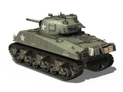 M4A3 75mm - Sherman - Caballero 3D model
