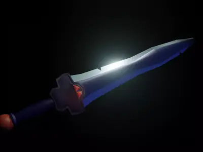 Game Sword Low-poly Free low-poly 3D model