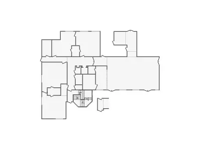 Commercial Interior Sketch - 7001-7500 SF - Xactimate 3D model