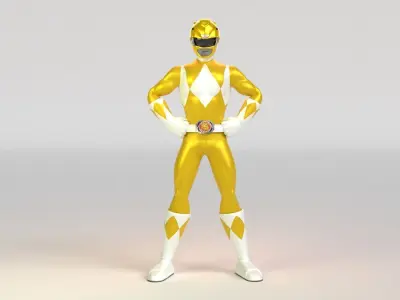 Yellow Ranger - Power Ranger 3D model