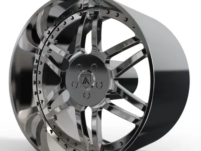 ASANTI AF116 WHEEL 3D MODEL 3D model