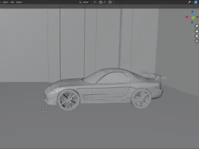 Mazda Rx 7 Free 3D model