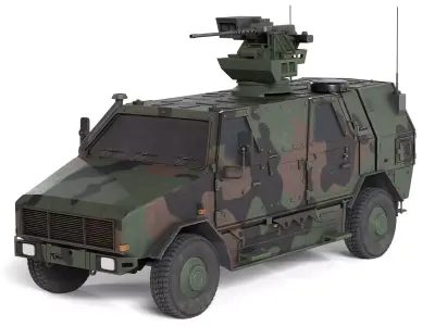 ATF Dingo 2 Infantry Mobility Vehicle Low-poly 3D model