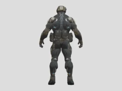 Nanocell suit rebel 3D model