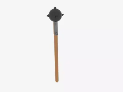 One Ball Mace Low-poly 3D model
