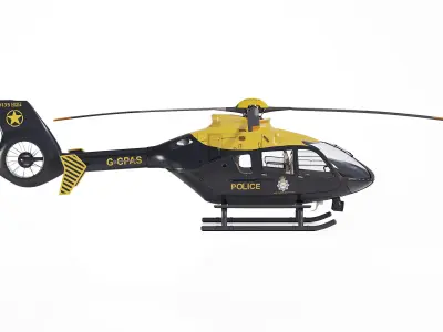 Airbus Helicopter H135 Police 3D model
