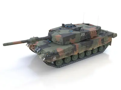 Panzer 87 Leopard - 213 - Swiss Army 3D model