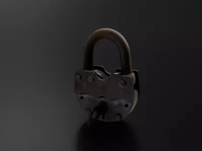 Padlock 2 3D print model