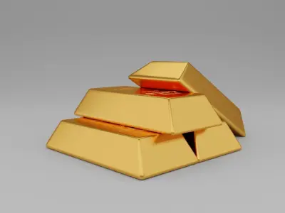 Fine Gold 3D model