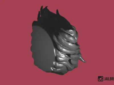 Cyberpunk 2077 - Samurai Necklace Pendant 3D print model