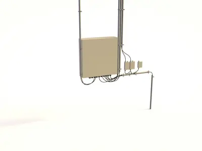 Schaltschrank electrical device 3D model