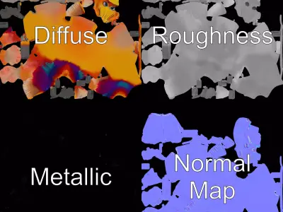 Cheery Feathered Bird model pack Low-poly 3D model