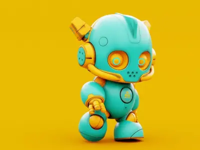 Robo G-12 Rigged 3D model