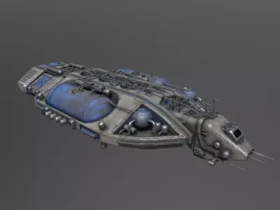 Cargo-Ship-Type-5 spaceship 3D model