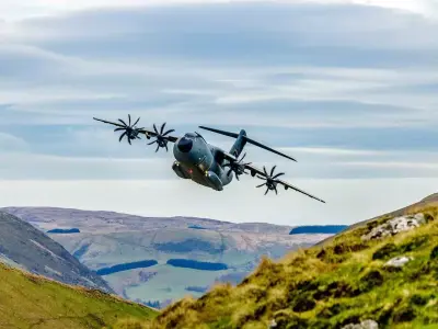 A400m military airbus 3D model