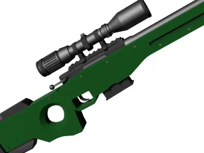 AWP Sniper Free 3D model