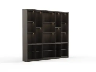 Modern Office High Cabinet File For Director  Free 3D model