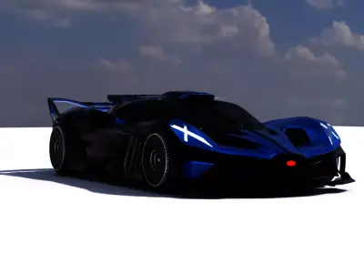 Bugatti Bolide Free 3D model