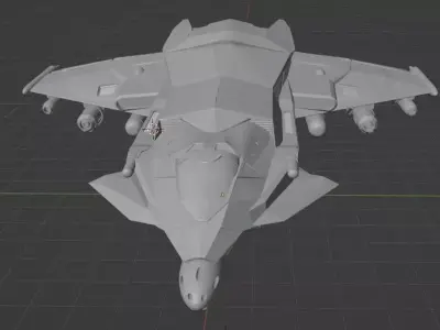 Battletech - Huscarl Aerospace Fighter 3D print model