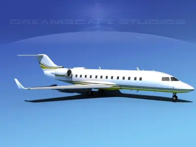 Bombardier Challenger 850 V07 3D model