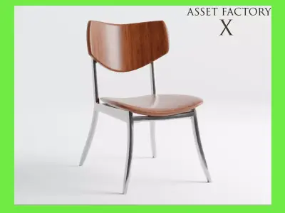 Modern  Chair 3D model 6