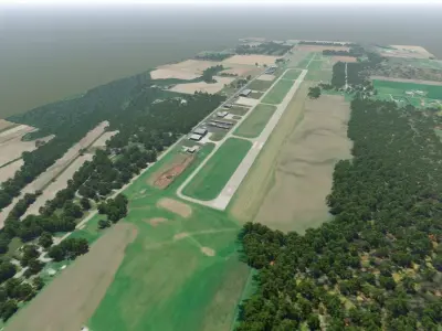 Dekalb County Airport Indiana 3D model