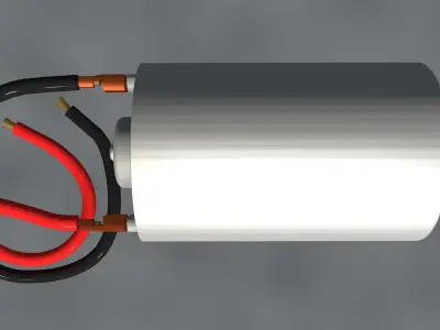 Free DC Motor Free 3D model