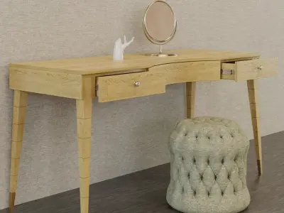 Dressing table 3D model 14
